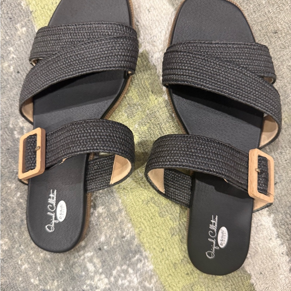 Casual Black Sandals by Dr Scholls